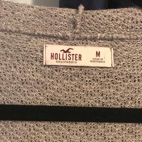 Knitted hollister grey cardigan - Picture 4 of 6
